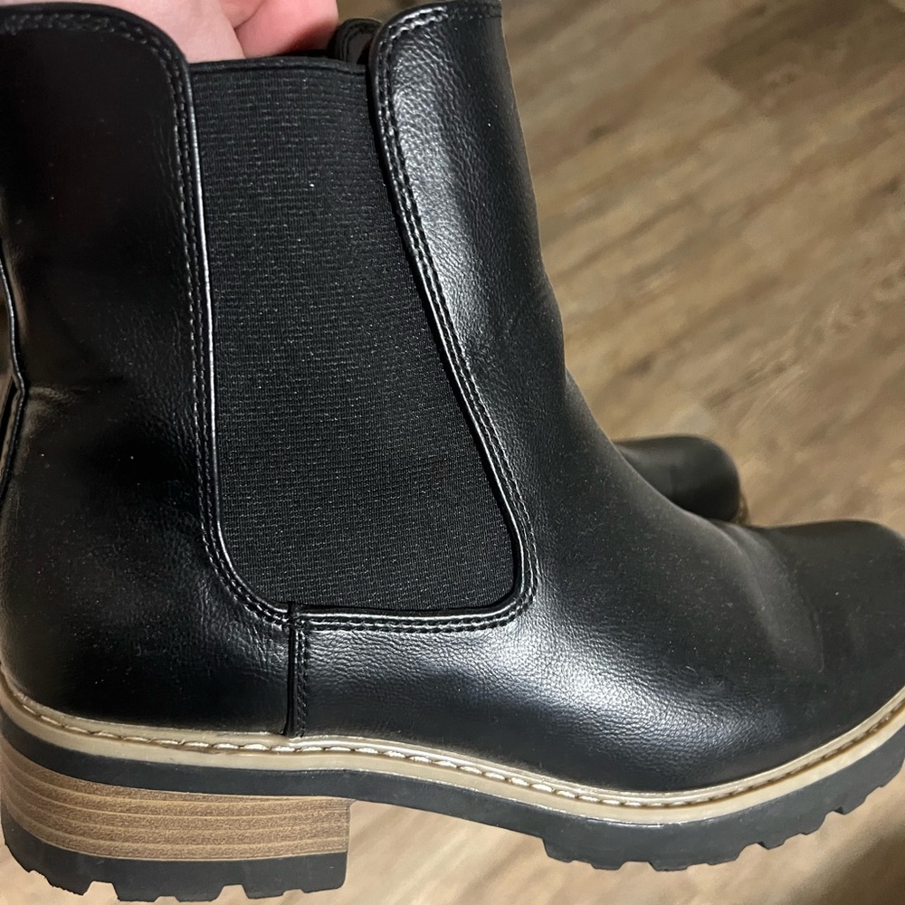 Black Leather Boots